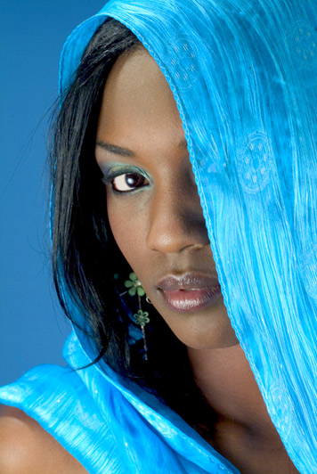 Naomi-the blue on blue closeup