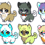 Chibi Dogs Adoptables - OPEN