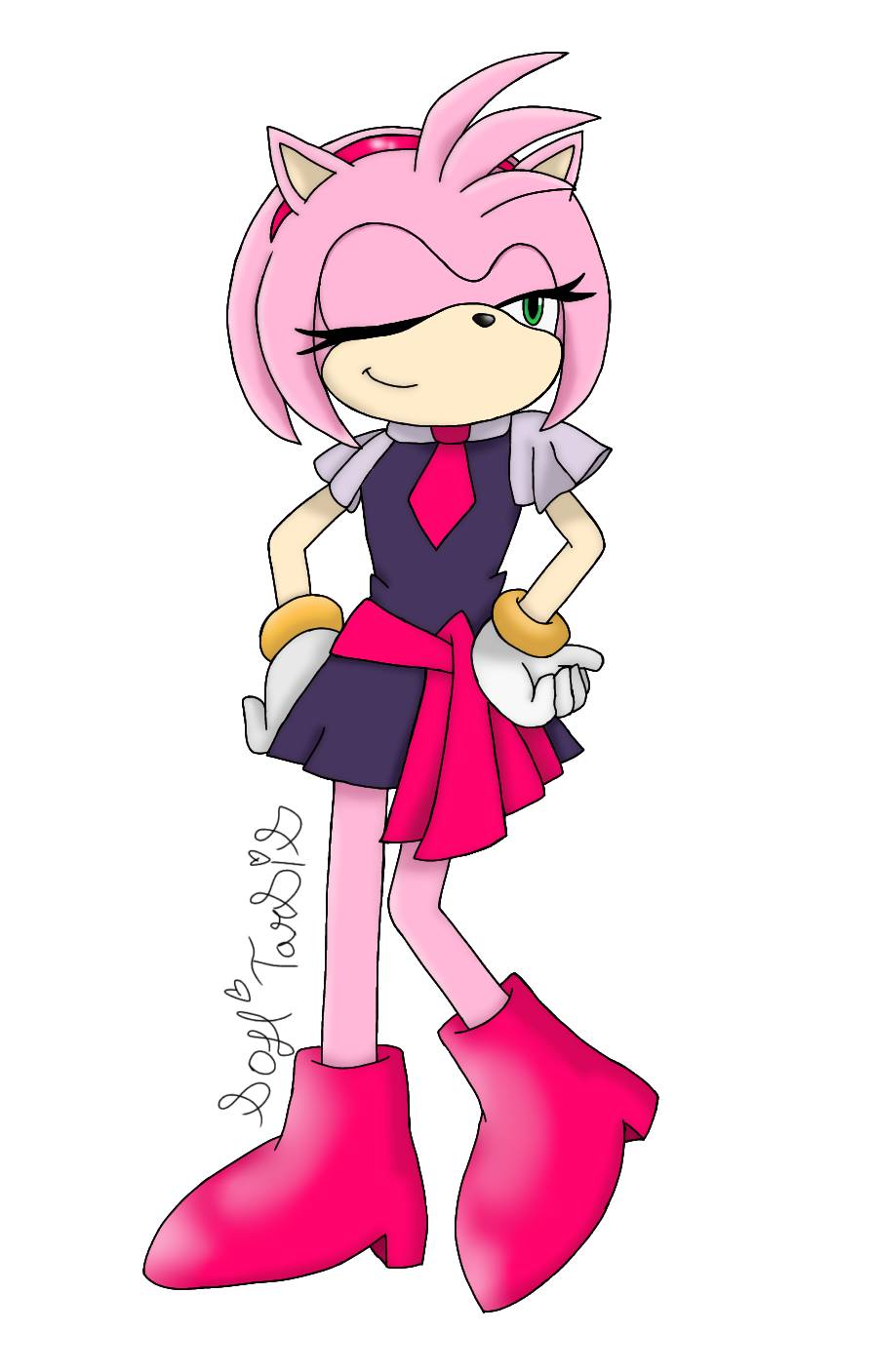 Crystal-Draws — Witch Amy Rose~☾☆❤︎ (From my Sonic AU)