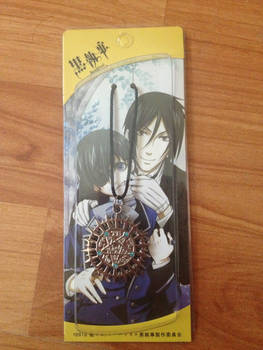 Black Butler pendant necklace