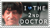 I :heart: The 2nd Doctor Stamp