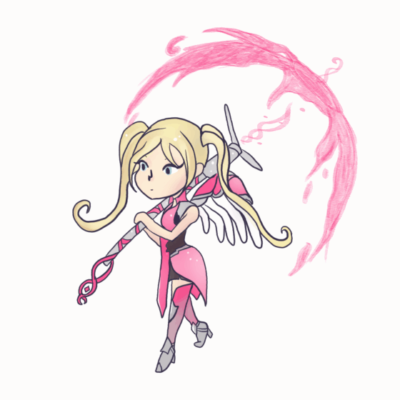 Pink Mercy GIF by LouNoita on DeviantArt