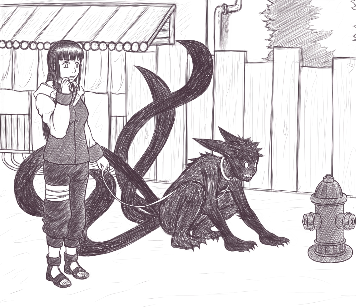 Kyuubi Naruto and Hinata by Shadiz on DeviantArt