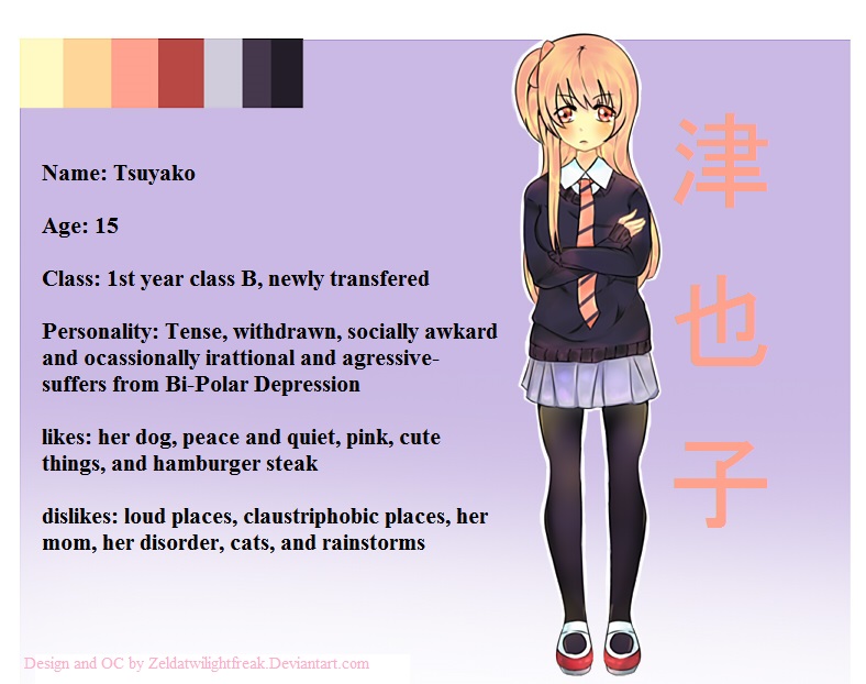 OC: Tsuyako Kanada (+ full bio!)