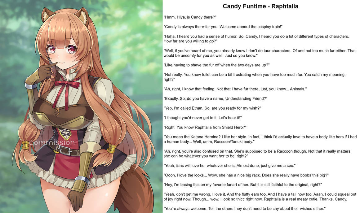 October Candy Funtime - Raphtalia by Kiryu-Lia-nyan on DeviantArt