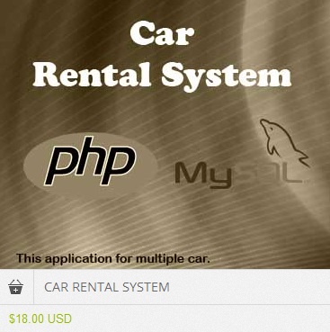 Car Rental Script