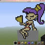 Shantae Relaxing... On My Stone Wall