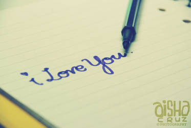 I love you