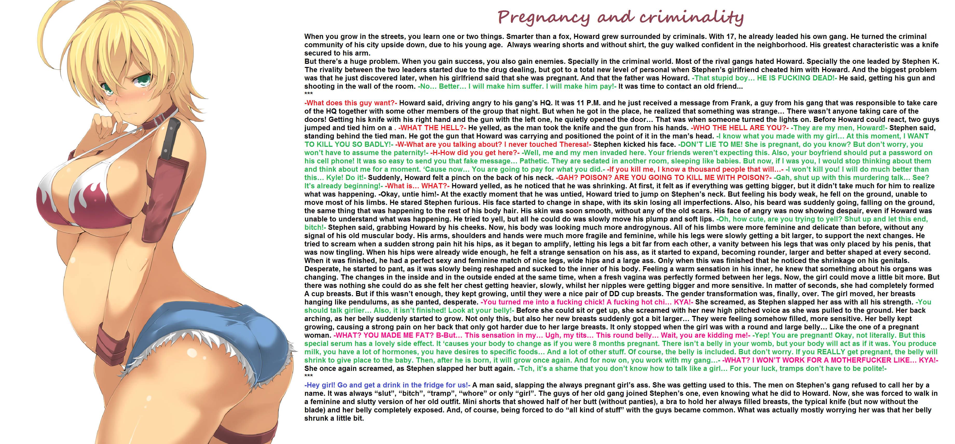 TG Caption - Pregnancy and criminality.