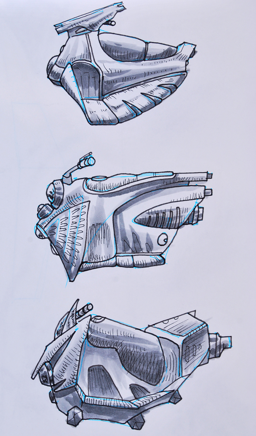 Concept for BM - goofy speeder designs