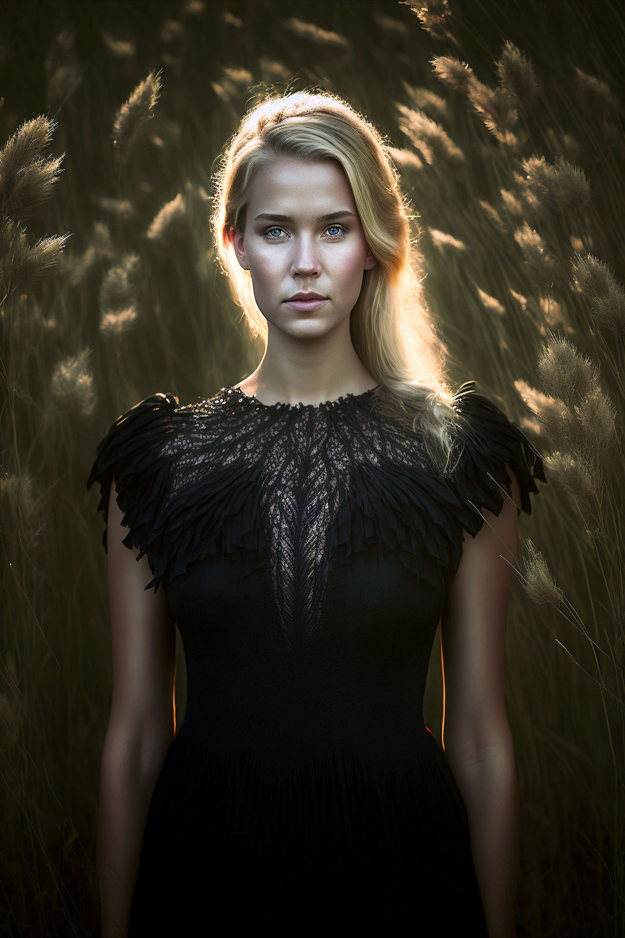 Elegant Woman in Black Dress by JayNL on DeviantArt