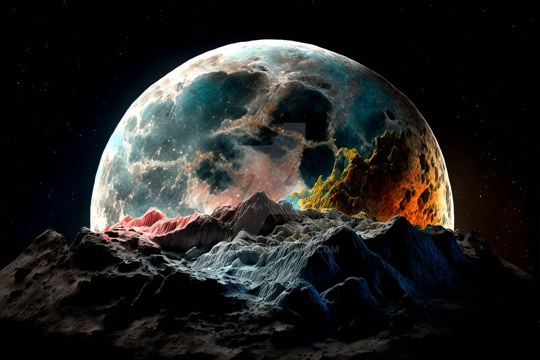 Surreal Moon View QHD Background By JayNL On DeviantArt surreal-moon-view-qhd-background-by-jaynl-on-deviantart