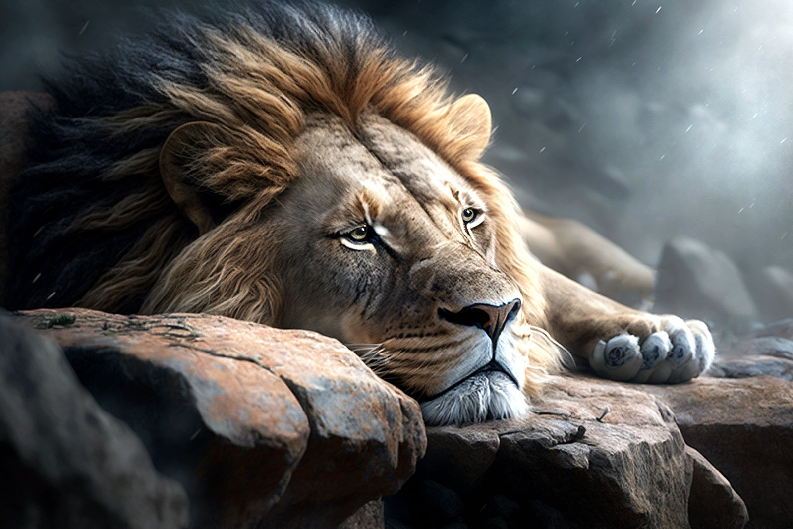Lion Thinking about Life by JayNL on DeviantArt