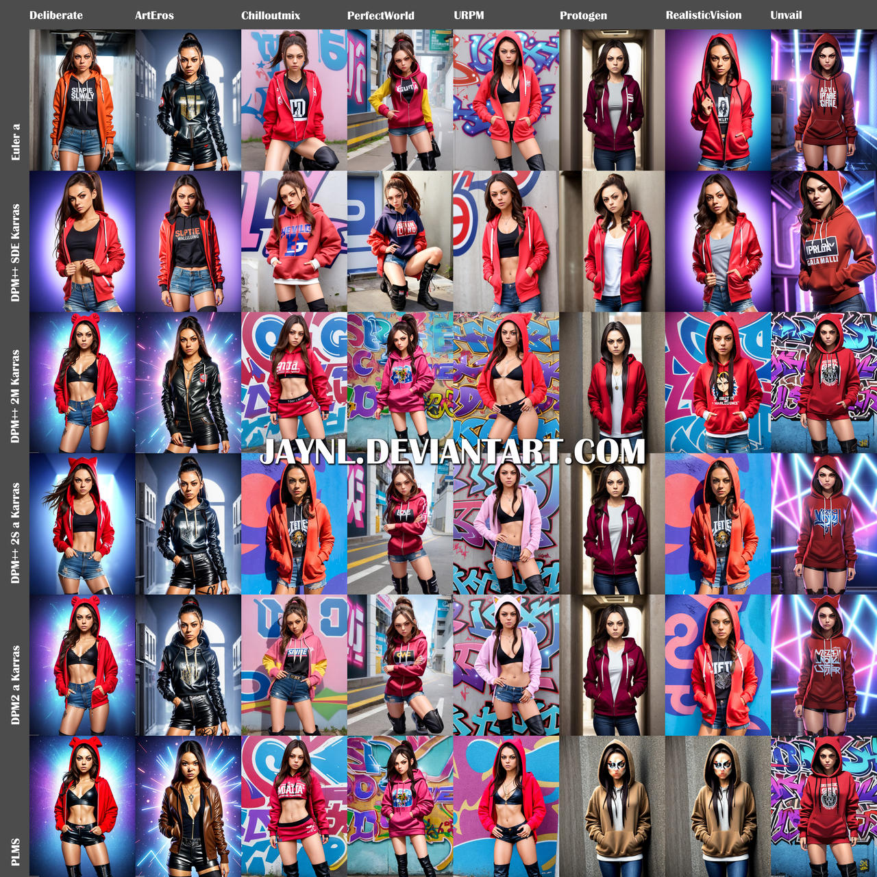 Stable Diffusion Models And Samplers By JayNL On DeviantArt