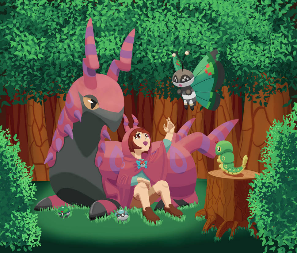Insect Pokemon Trainer. by BlueDoppel on DeviantArt