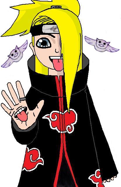 Deidara with Art