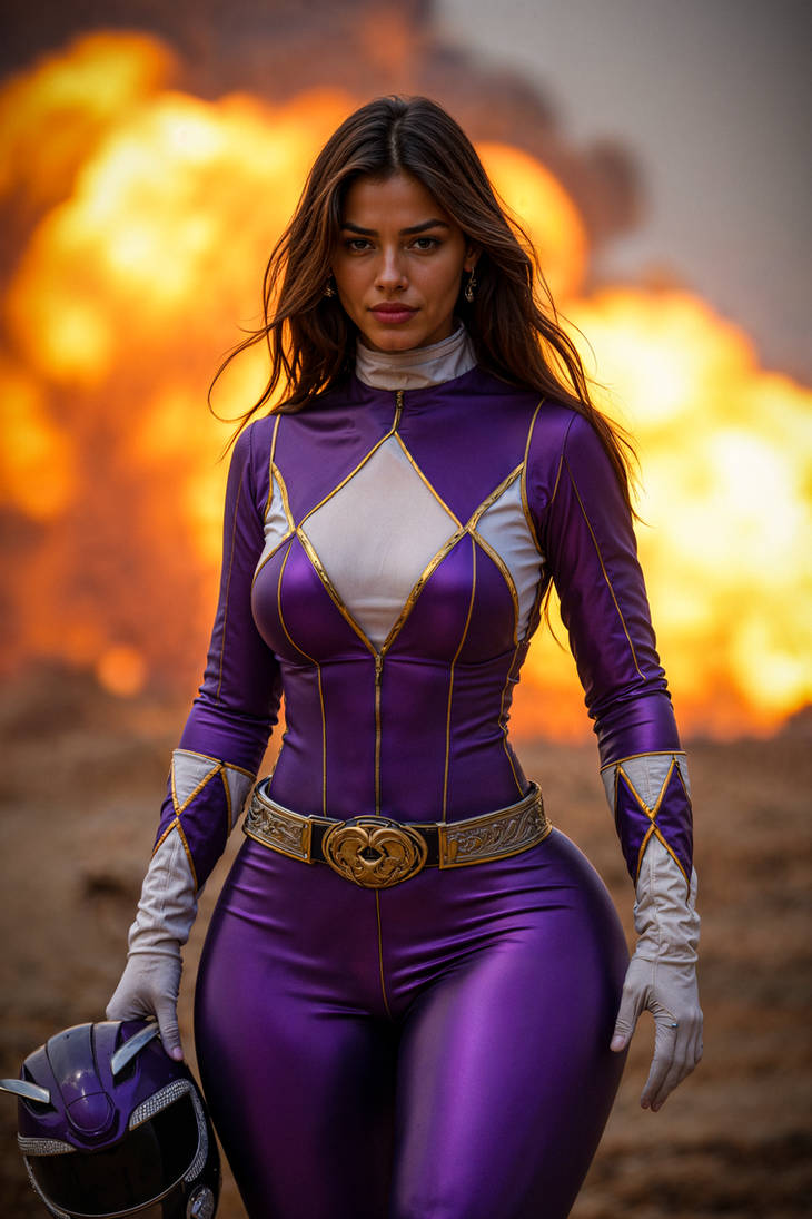 Purple Ranger by cdhviart on DeviantArt