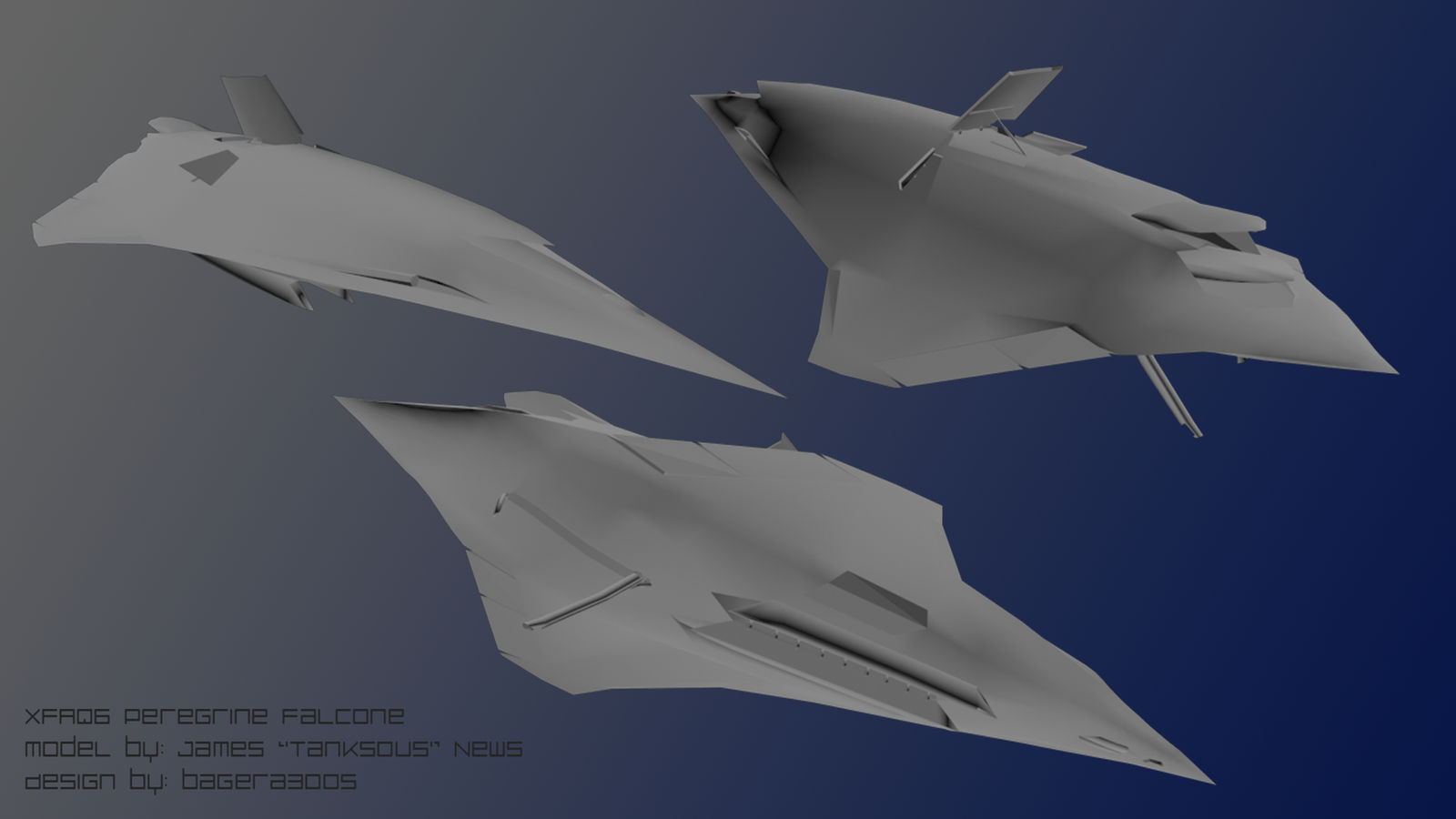 XFAQ-68 peregrine falcon WIP