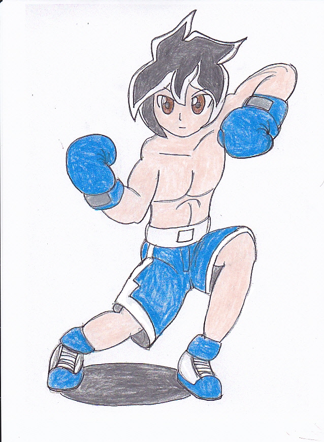 Young Cricket- boxing - color 