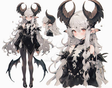 [OPEN] Ram-horned Princess - Demon Adopt