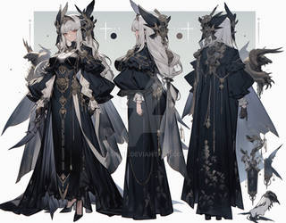 [OPEN] Dark Priestess - Fantasy Adopt