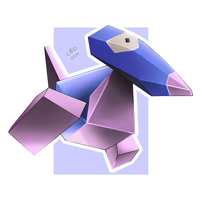 Shiny Porygon by LeoCez on DeviantArt