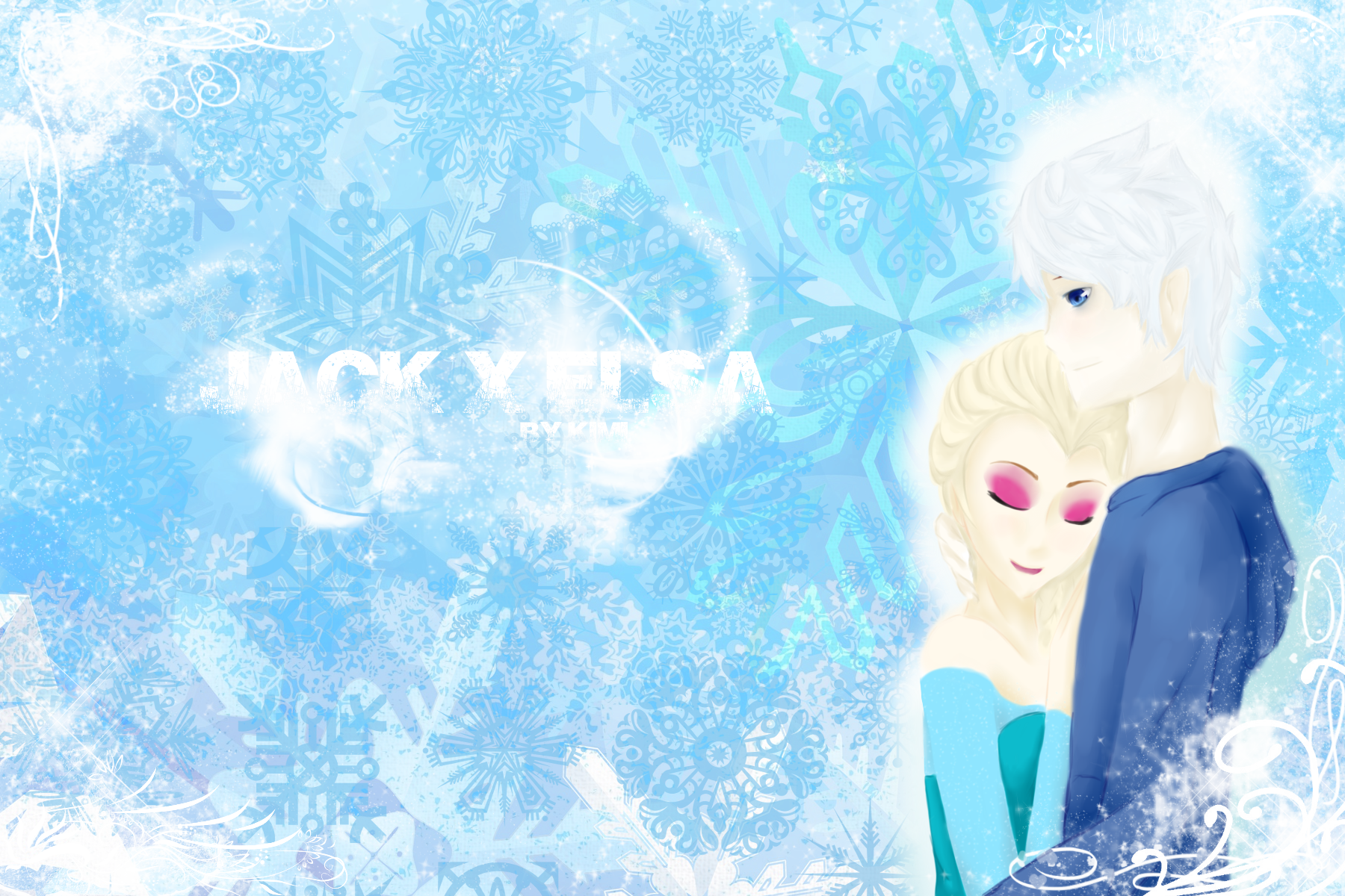 Wallpaper Jack x Elsa - Jesla