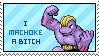 Machoke Pokepun Stamp by Umberoff