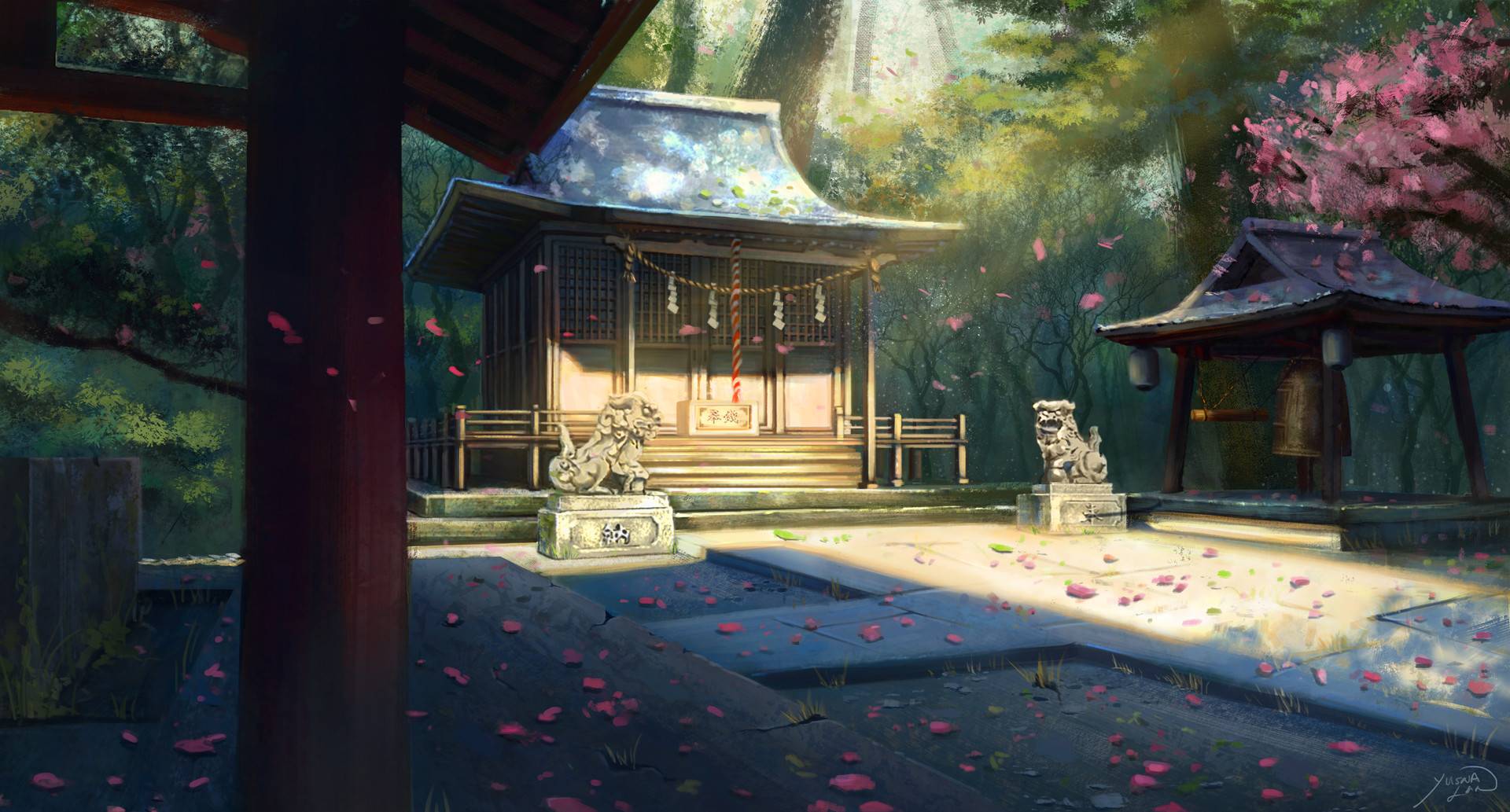 Shinto Shrine Wallpaper