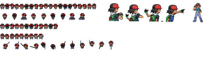 POKEMON RED DPP BACK SPRITE by PKMNTrainerRick on DeviantArt