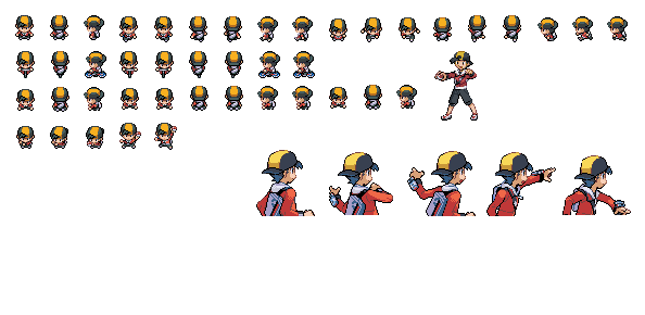 POKEMON RED DPP BACK SPRITE by PKMNTrainerRick on DeviantArt