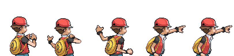 POKEMON RED DPP BACK SPRITE by PKMNTrainerRick on DeviantArt