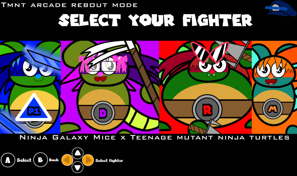 Ninja Galaxy Mice: TMNT arcade Re-bout mode by ATARInnetwork on DeviantArt