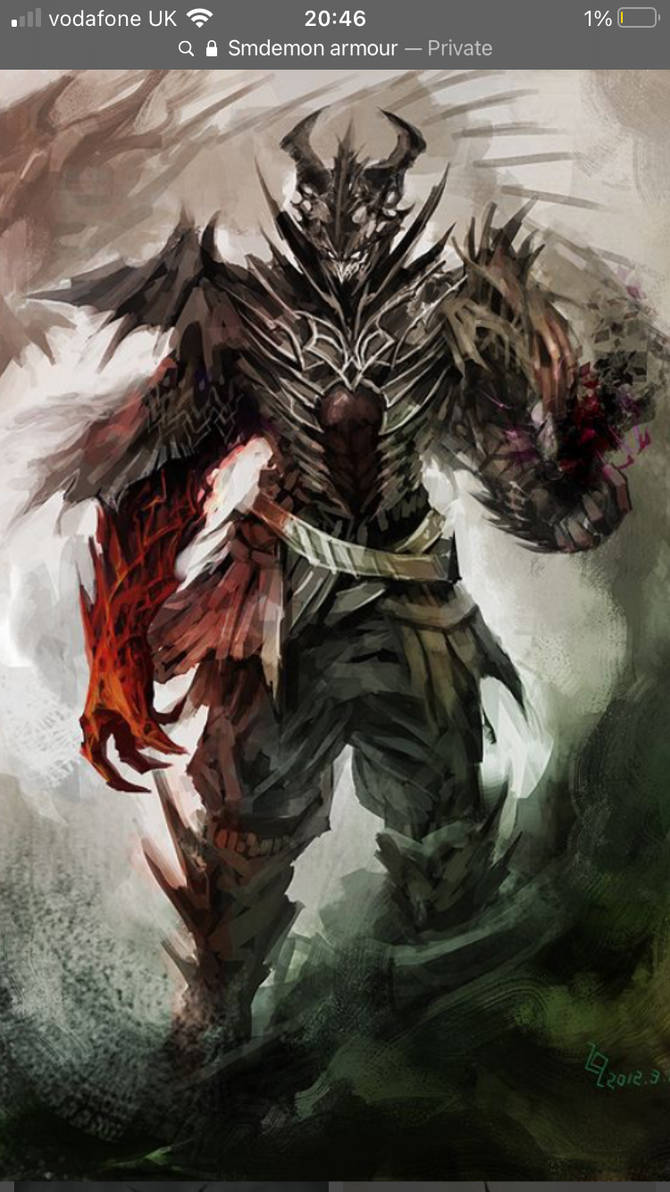 Devil Ragger Devil ranger series Devil arm Armour Nergal by flettk3 on DeviantArt