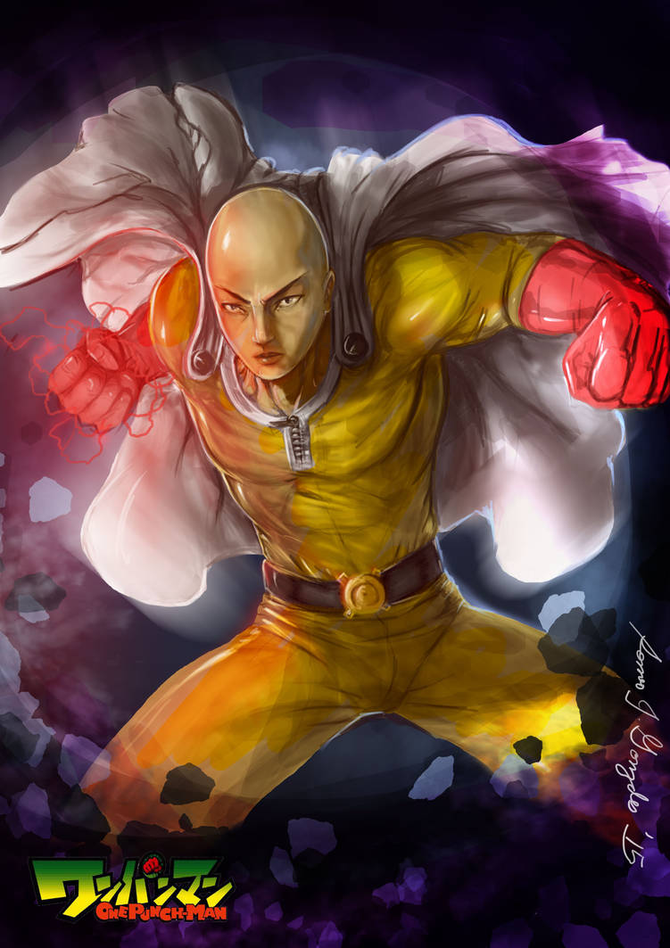 Saitama Serious One Punch Man by Alvein23 on DeviantArt