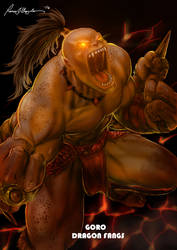 Mortal Kombat X-Goro- Dragon Fangs Variation V.02 by Grapiqkad