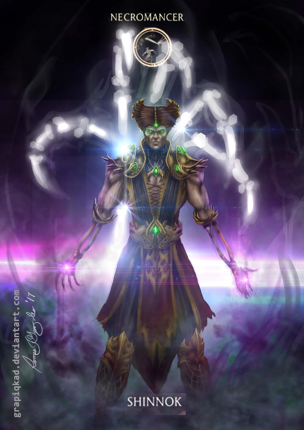 Mortal Kombat X Shinnok Necromancer Variation by Grapiqkad on DeviantArt