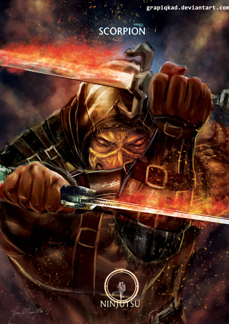 Mortal Kombat X- Scorpion Ninjutsu Variation by Grapiqkad ...
