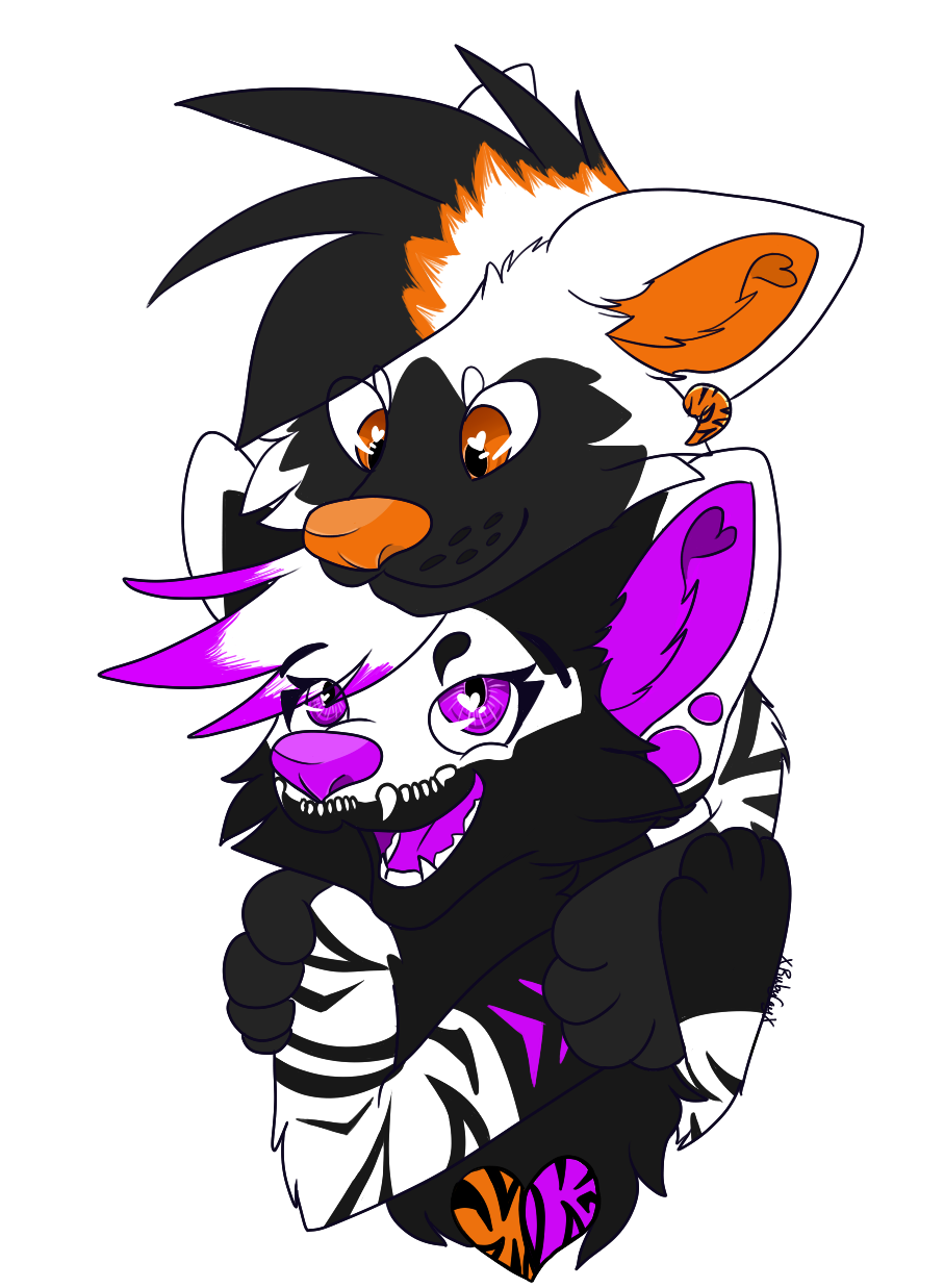 Badge: Couple Fox Gamberling