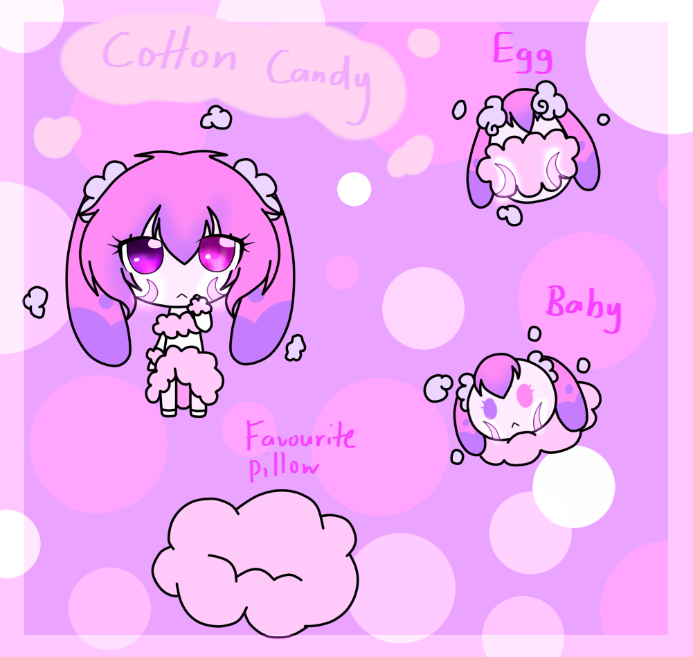 Adoption: Cotton candy bunny ( CLOSED )