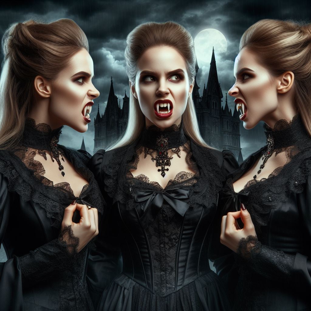 Vampire rivals triplet by SerpentTwins on DeviantArt