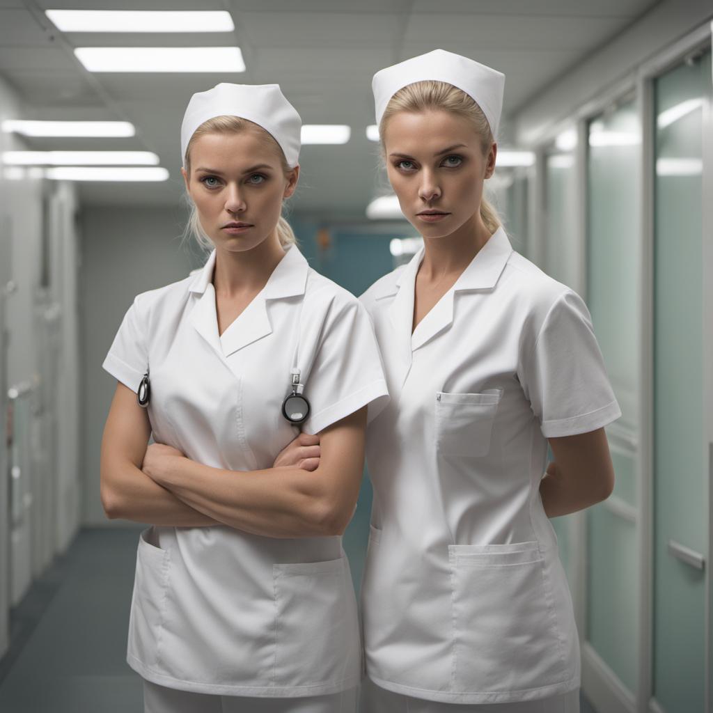 Two Nurses Graphics Two identical nurses by SerpentTwins on DeviantArt