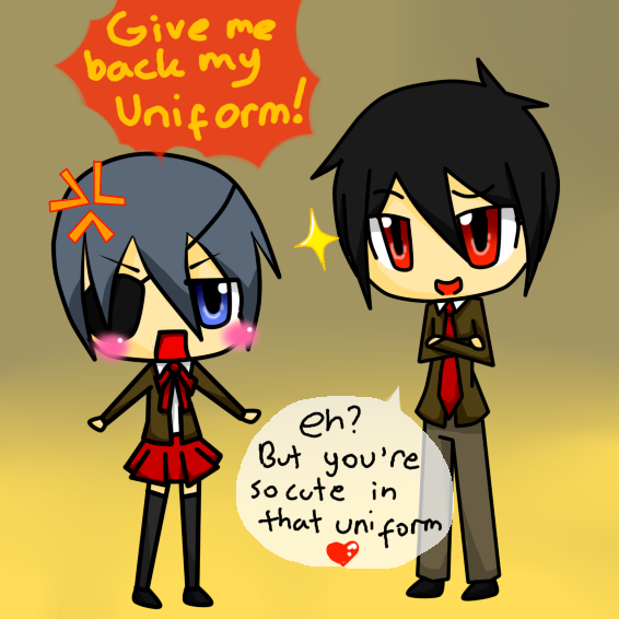 Ciel x Sebas, Uniform