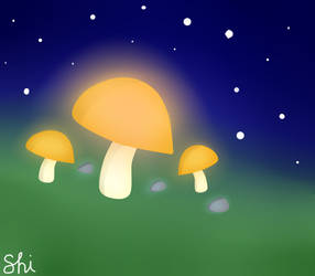 Glowing Mushroom