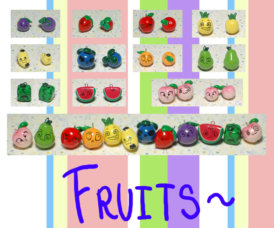 Fruit Keychains