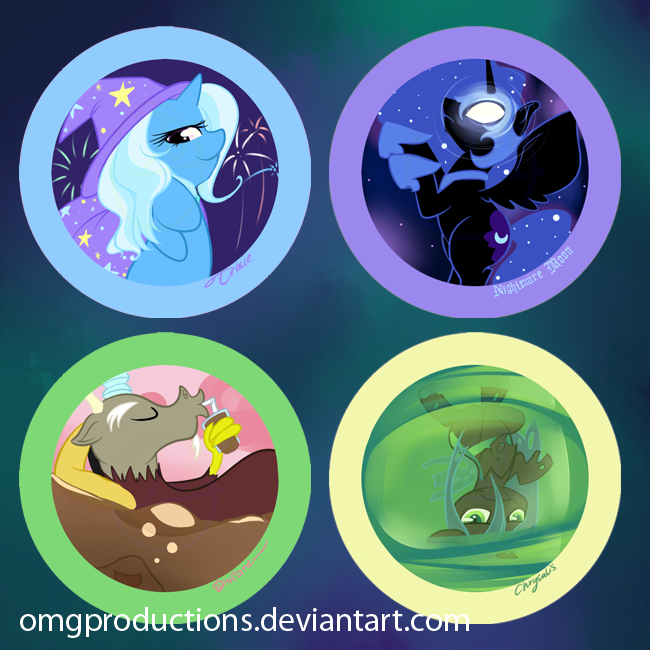 MLP Villians Button