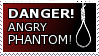 Danger Angry Phantom STAMP