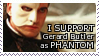Gerard Butler Phantom STAMP by lonewined