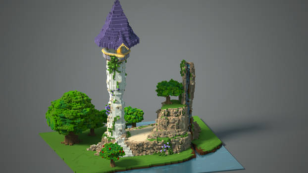 [WIP] VOXEL - Rapunzel scene