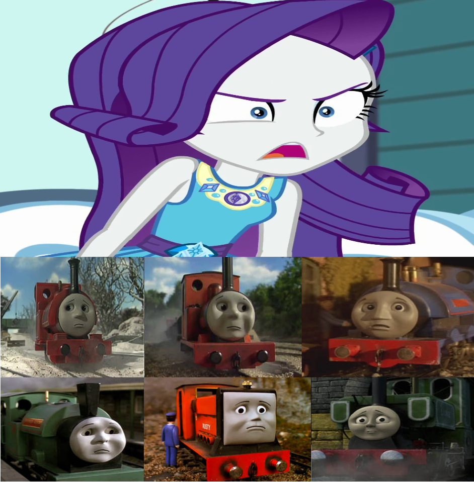 Rarity Scolding The BMQ Engines by ShadowRider95033 on DeviantArt